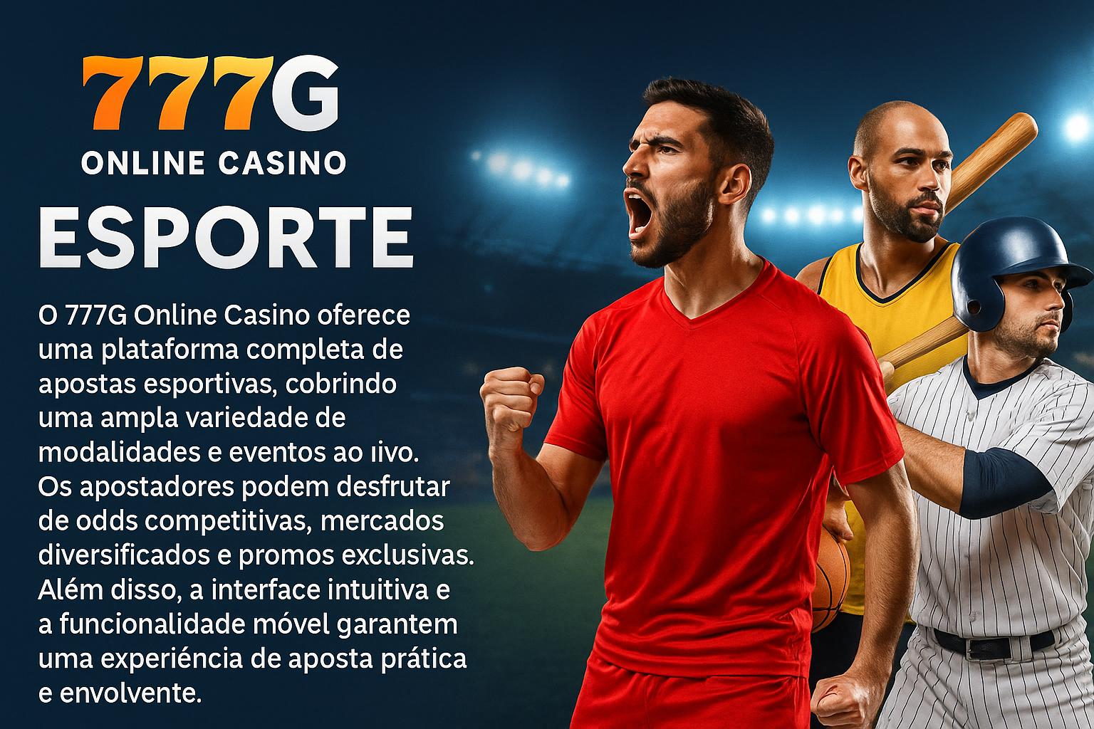 Aposte em apostas esportivas no cassino online 777G
